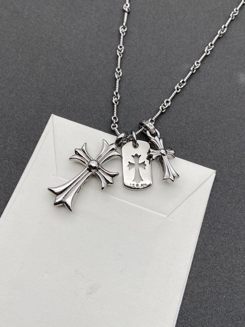 Trendy Chrxmx Hxxrts Necklaces 296067