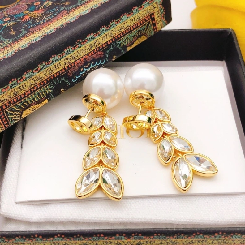 Fashionable Christian Dxxr Earrings 293895