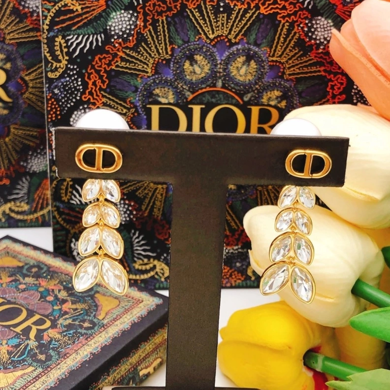 Fashionable Christian Dxxr Earrings 293895