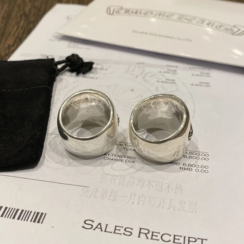 Trendy Chrxmx Hxxrts Rings 295674