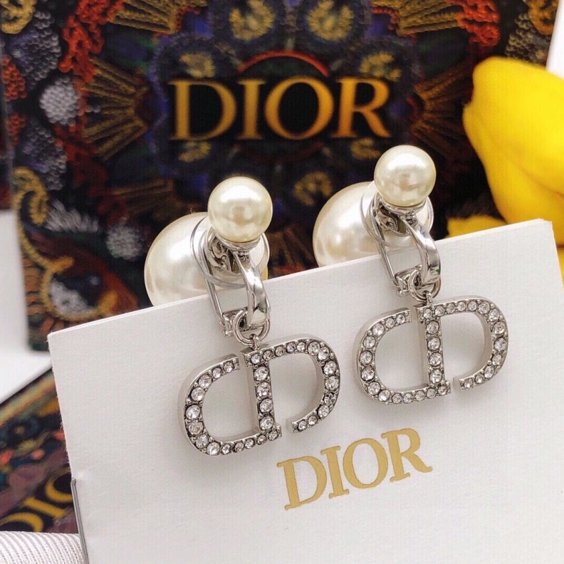 Fashionable Christian Dxxr Earrings 293875