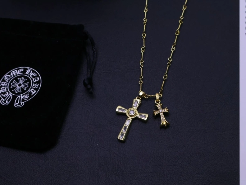 Trendy Chrxmx Hxxrts Necklaces 295882