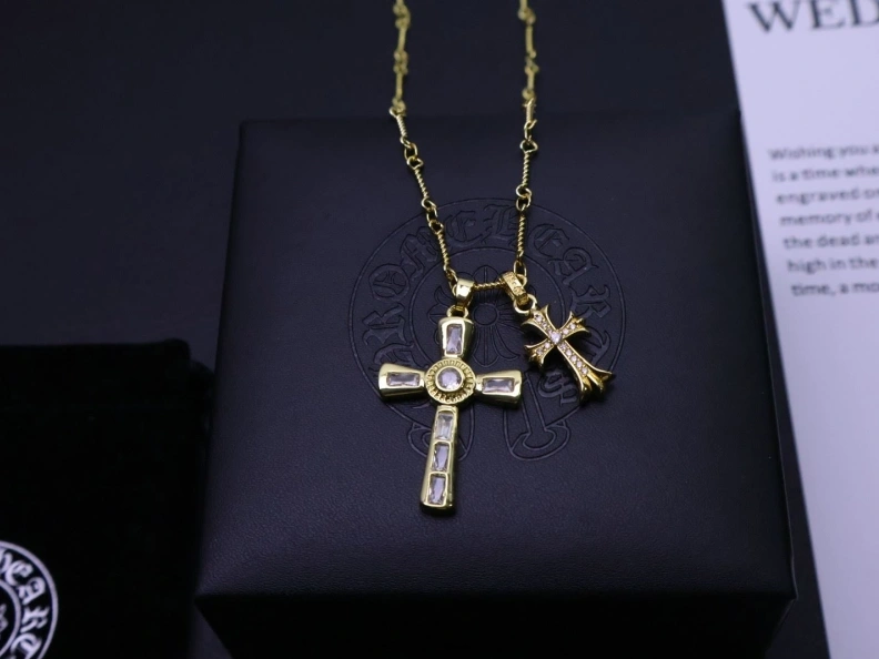 Trendy Chrxmx Hxxrts Necklaces 295882