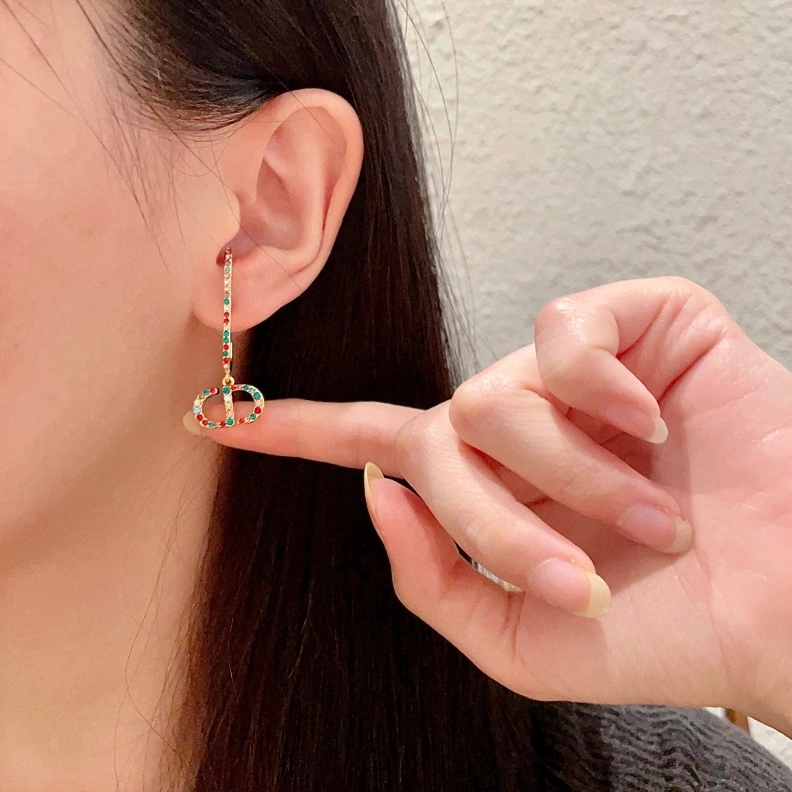 Christian Dxxr Earrings EyeCatching 293844