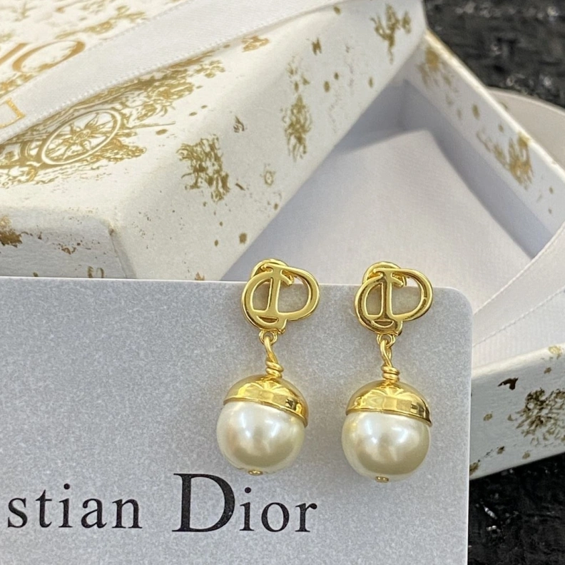 Fashionable Christian Dxxr Earrings 294528