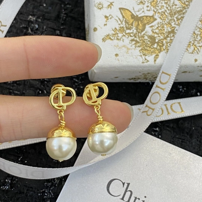 Fashionable Christian Dxxr Earrings 294528