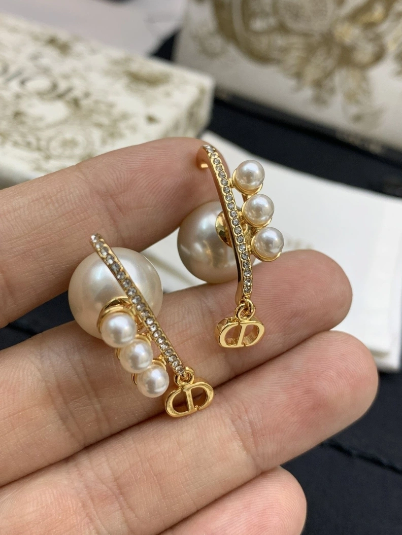 Fashionable Christian Dxxr Earrings 294458