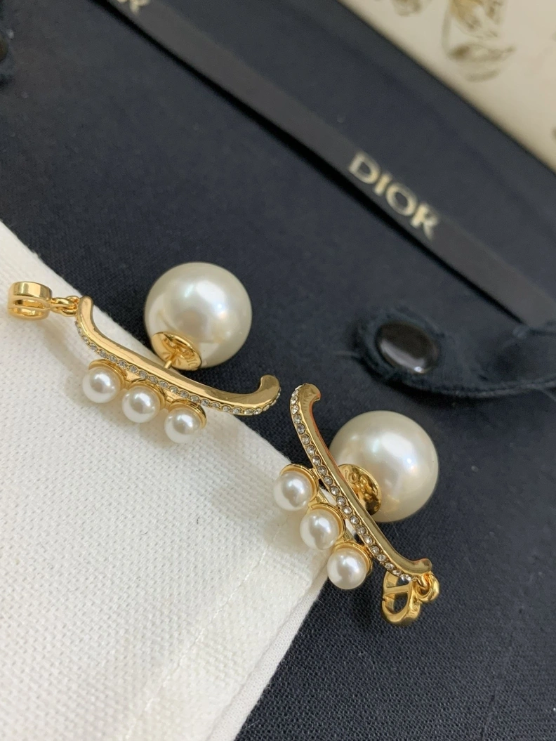 Fashionable Christian Dxxr Earrings 294458