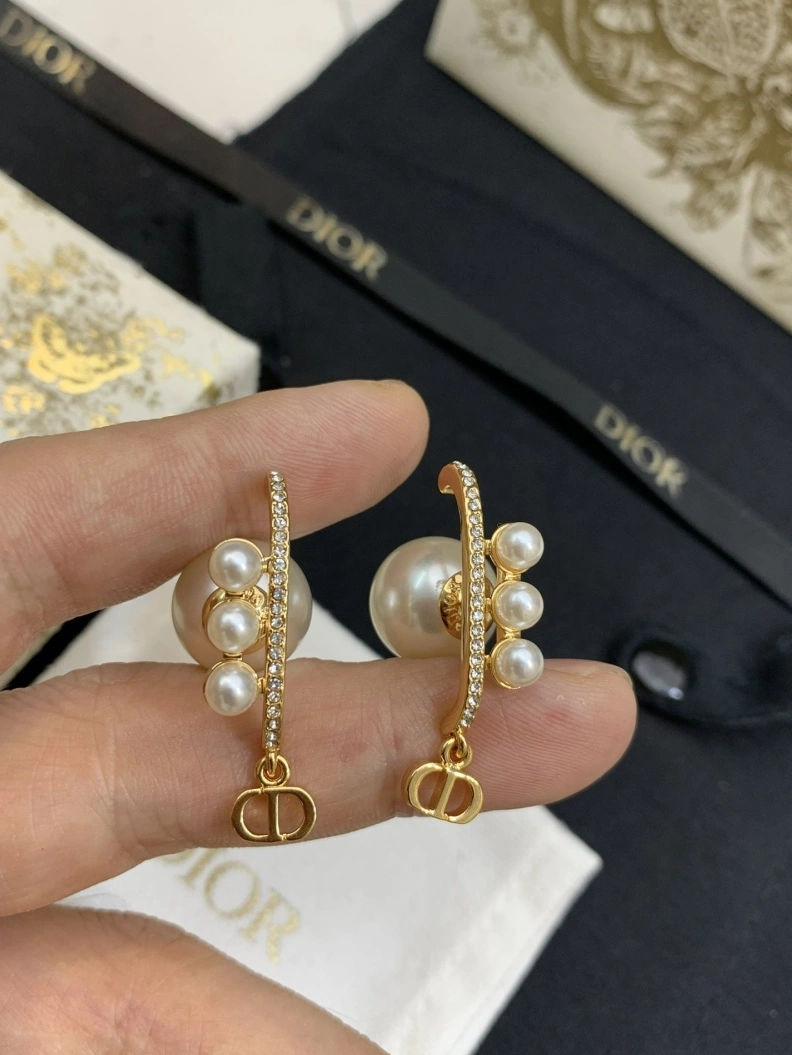 Fashionable Christian Dxxr Earrings 294458