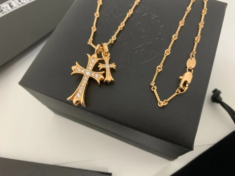 Trendy Chrxmx Hxxrts Necklaces 297122