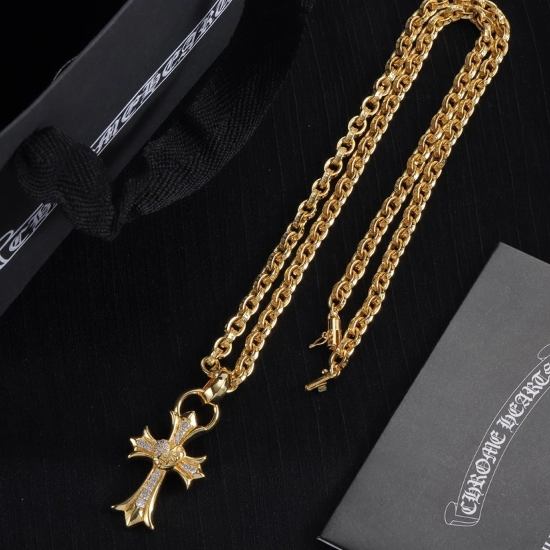 Sleek Chrxmx Hxxrts Necklaces 296885