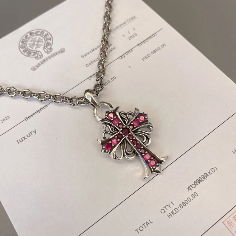 Vibrant Chrxmx Hxxrts Necklaces 296806