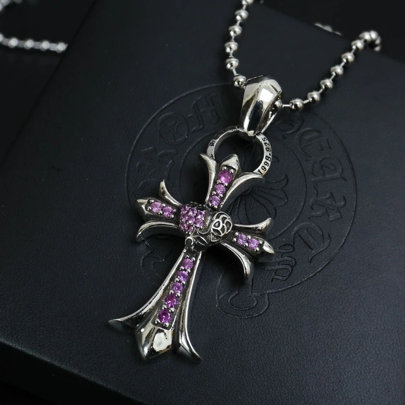 Comfortable Chrxmx Hxxrts Necklaces 296779
