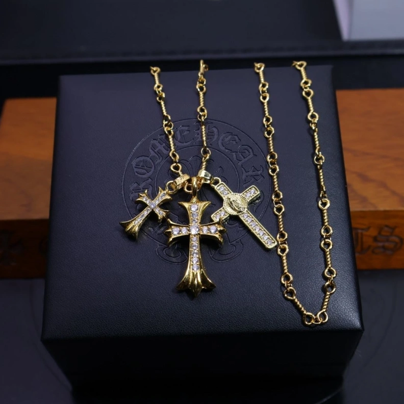 Lightweight Chrxmx Hxxrts Necklaces 296725