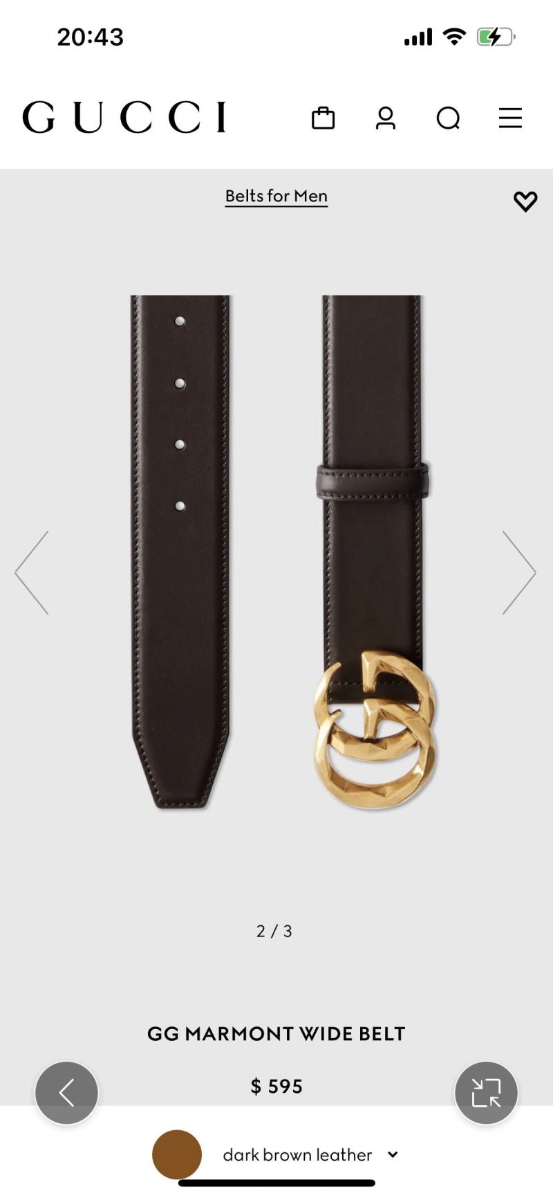Classic Gxccx Belts 243646
