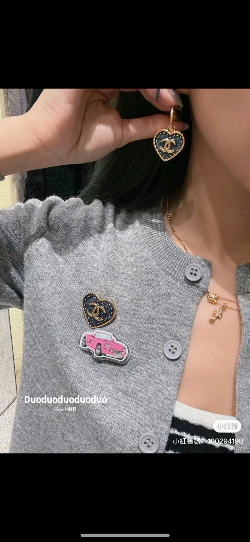 Breathable Chxnxl Brooches 290628