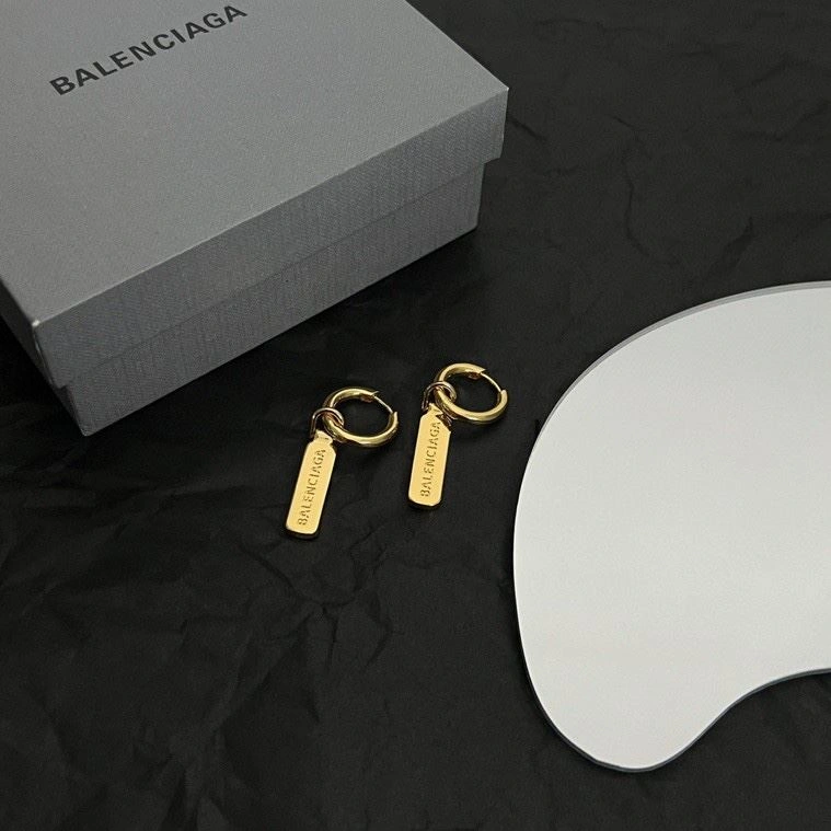 Bxlxnciaga Earrings Sleek 282516