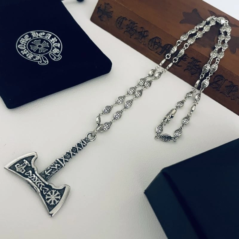 Comfortable Chrxmx Hxxrts Necklaces 301739