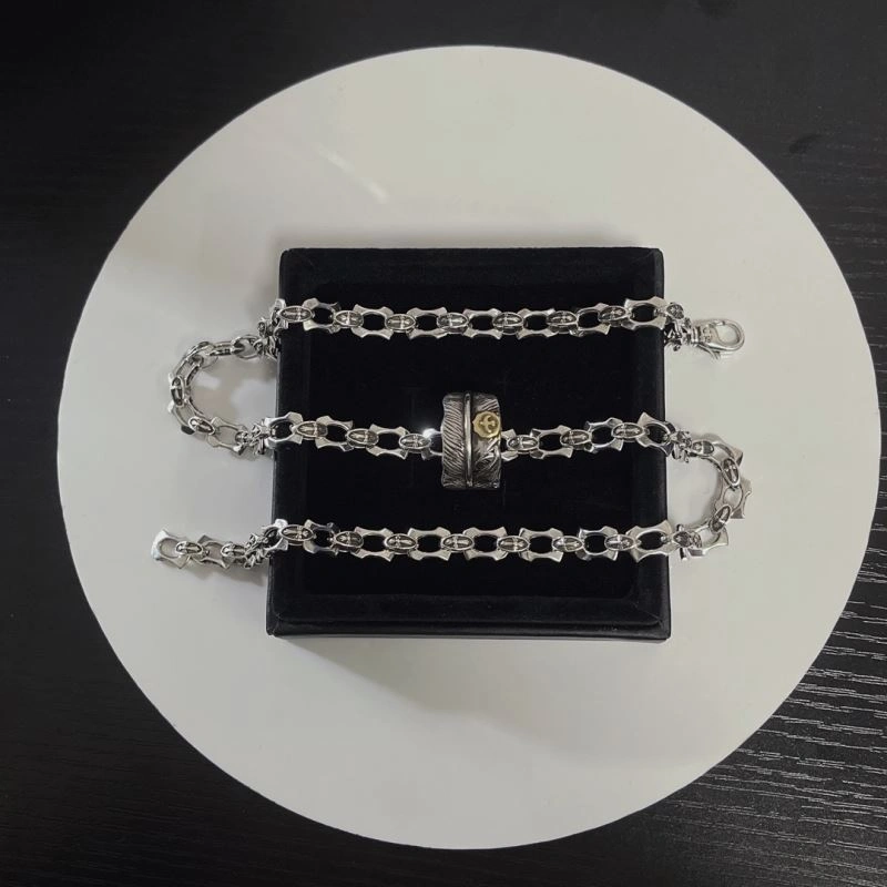Comfortable Chrxmx Hxxrts Necklaces 301132