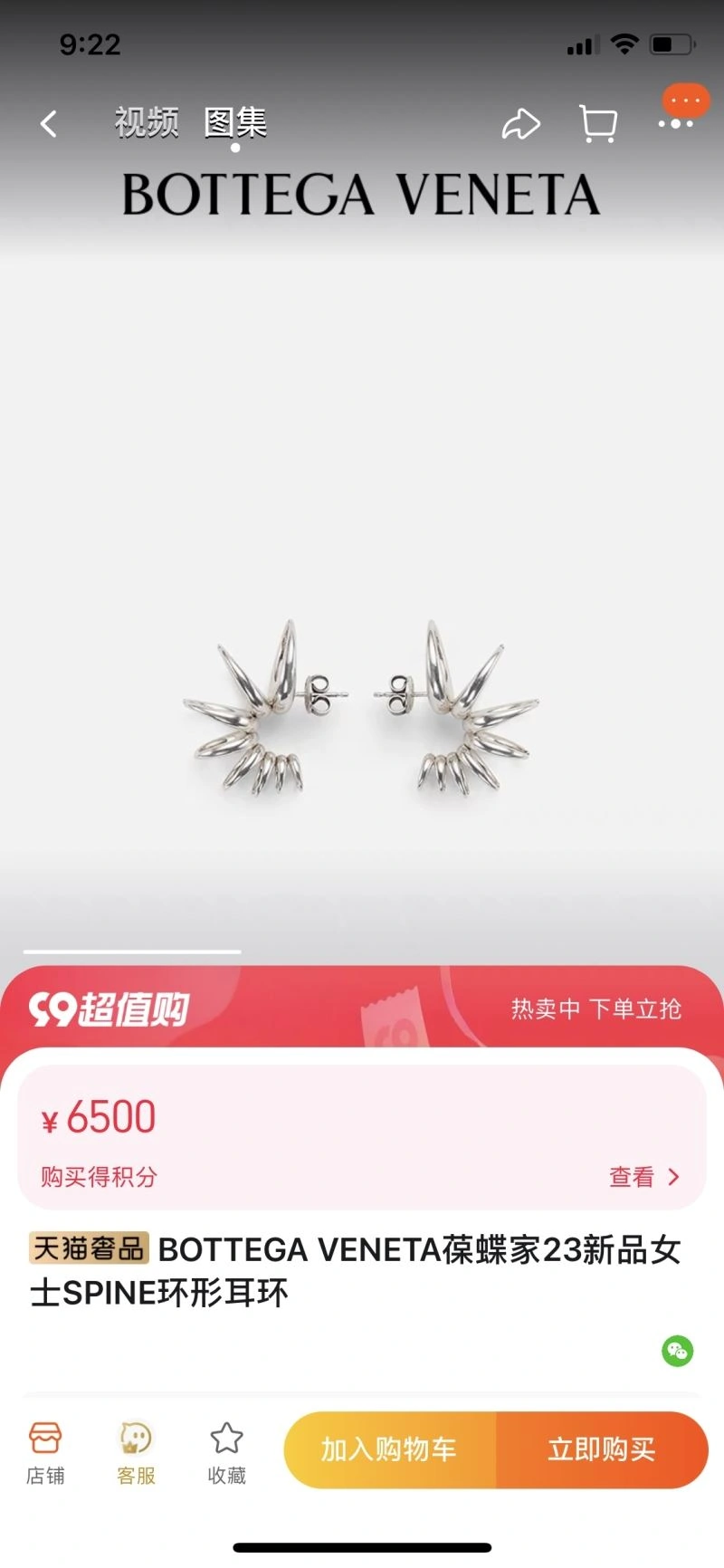 Bxttxga VXNXNTA Earrings Elegant 282966