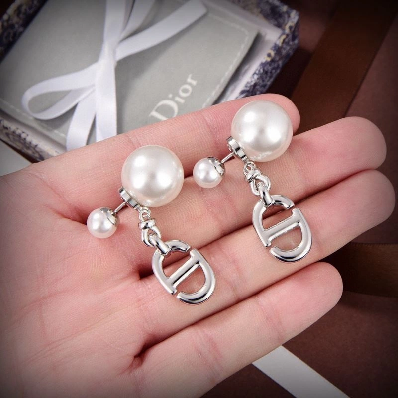 Fashionable Christian Dxxr Earrings 295270