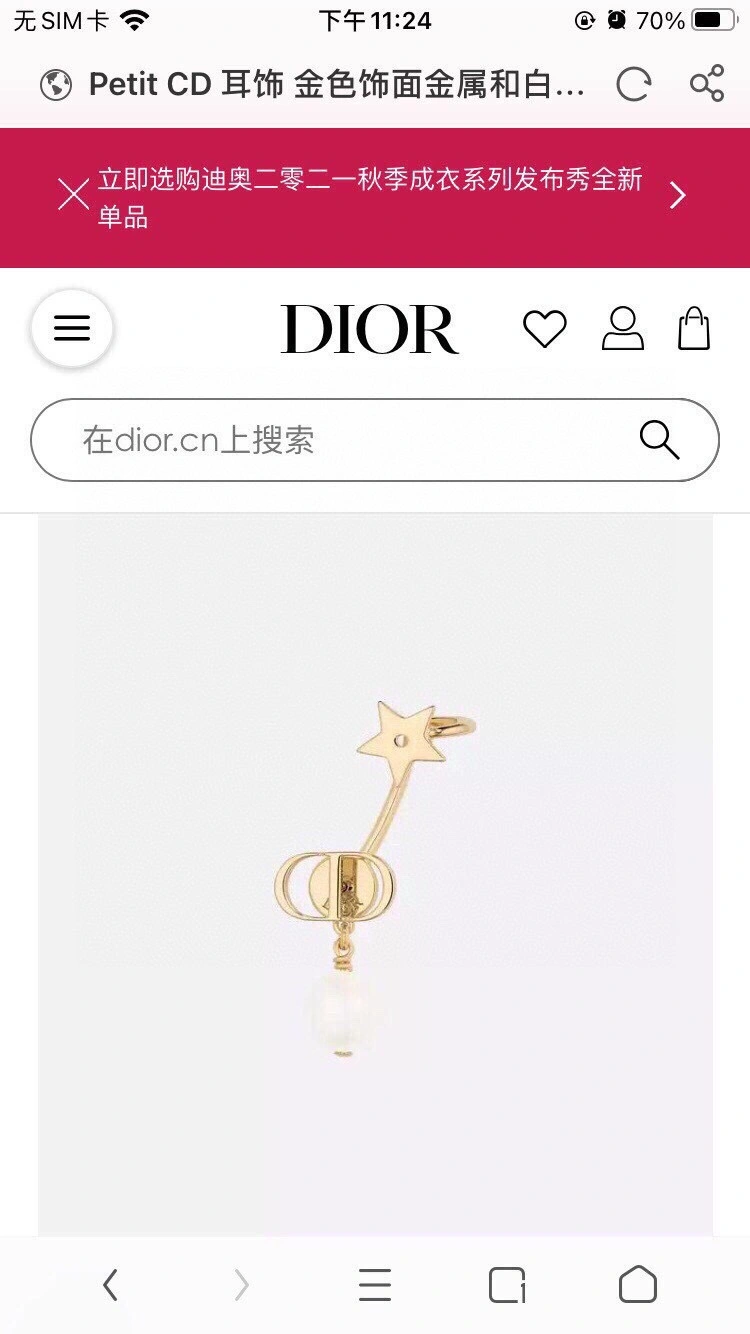 Christian Dxxr Earrings Fashionable 295201