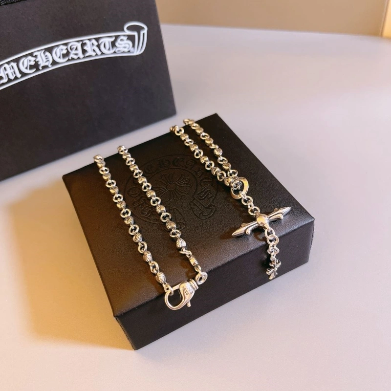 Trendy Chrxmx Hxxrts Necklaces 299850