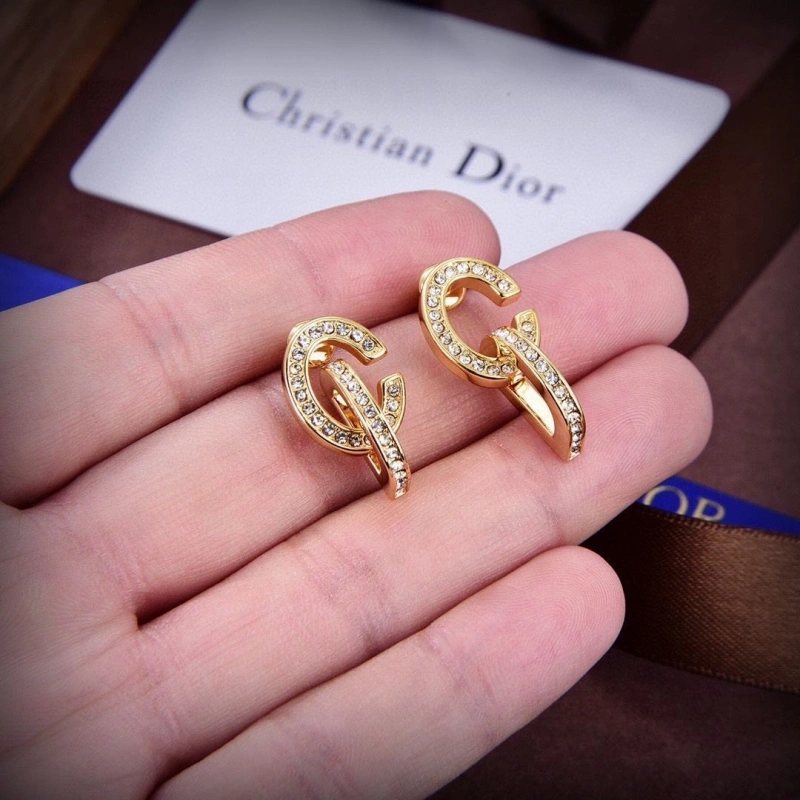 Fashionable Christian Dxxr Earrings 294957