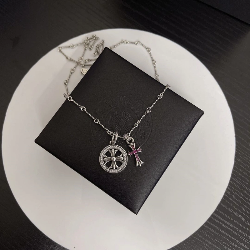 Comfortable Chrxmx Hxxrts Necklaces 299779