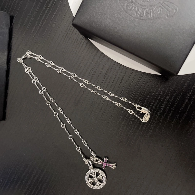 Comfortable Chrxmx Hxxrts Necklaces 299779