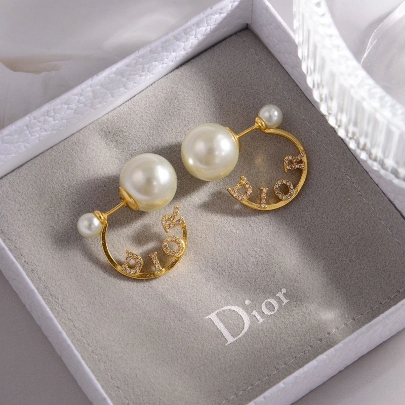 Fashionable Christian Dxxr Earrings 294918