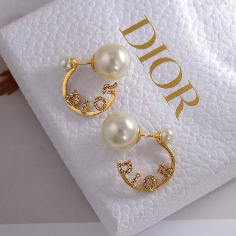 Fashionable Christian Dxxr Earrings 294918