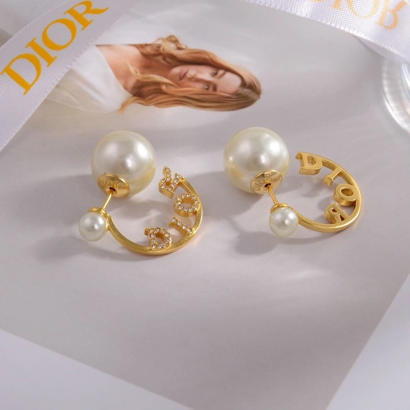 Fashionable Christian Dxxr Earrings 294918