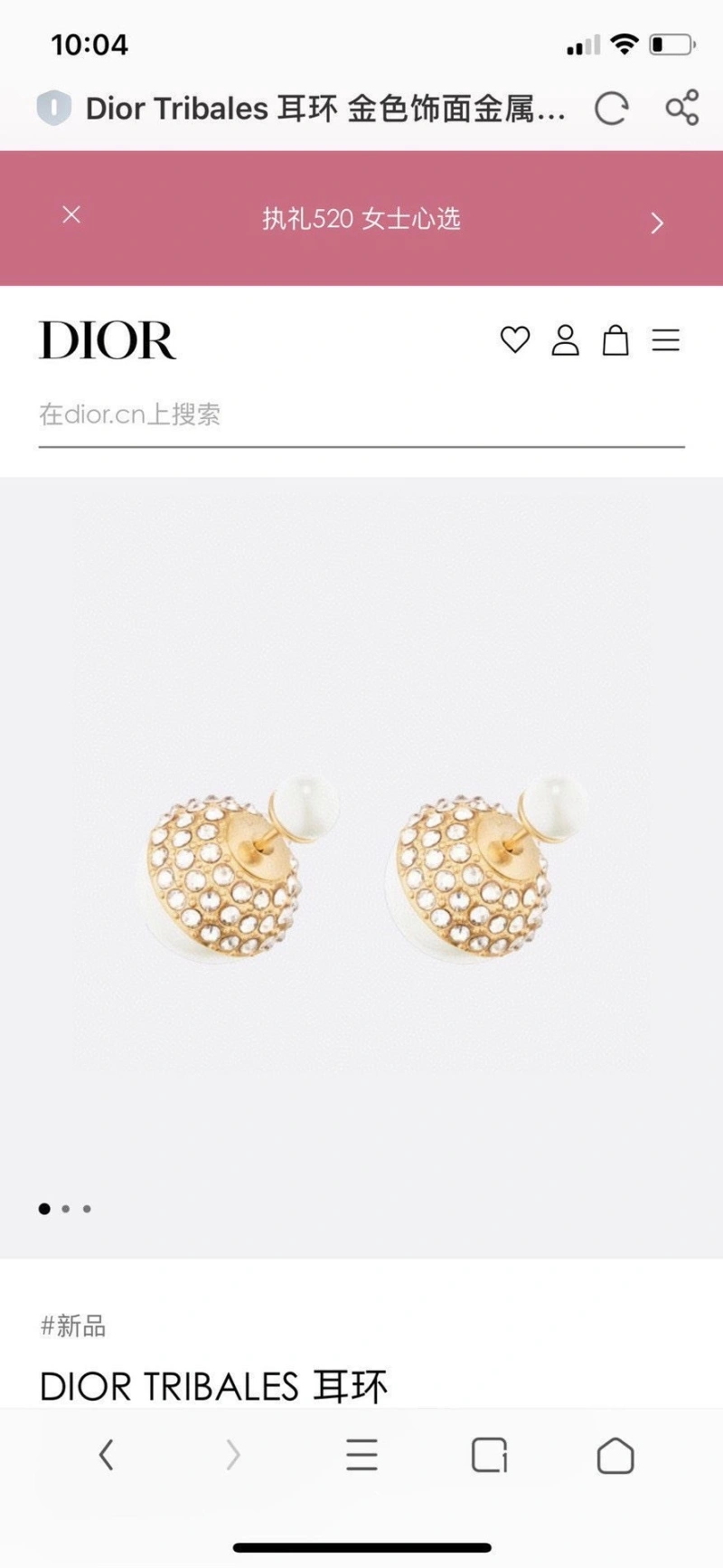 Christian Dxxr Earrings EyeCatching 294915