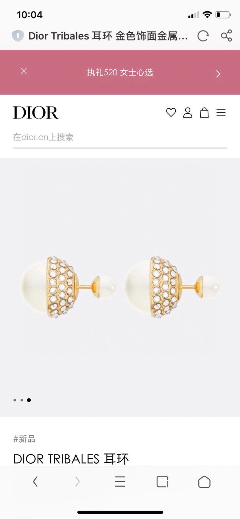 Christian Dxxr Earrings EyeCatching 294915