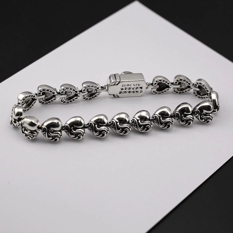 Lightweight Chrxmx Hxxrts Bracelets 300126