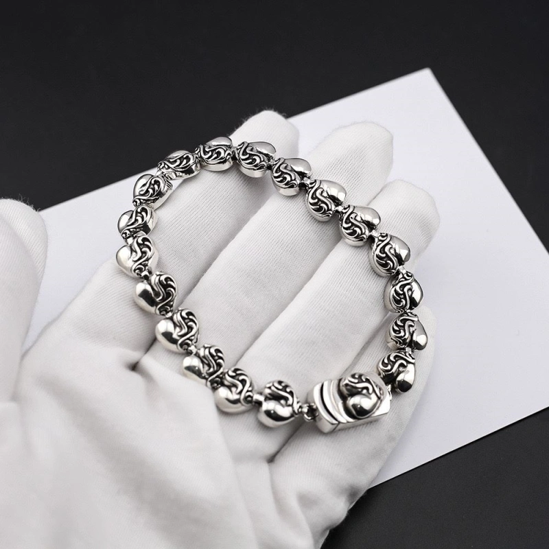 Lightweight Chrxmx Hxxrts Bracelets 300126