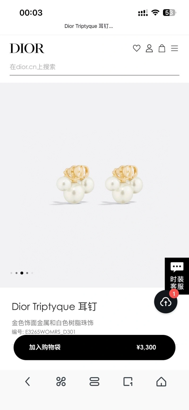 Christian Dxxr Earrings Affordable 294824