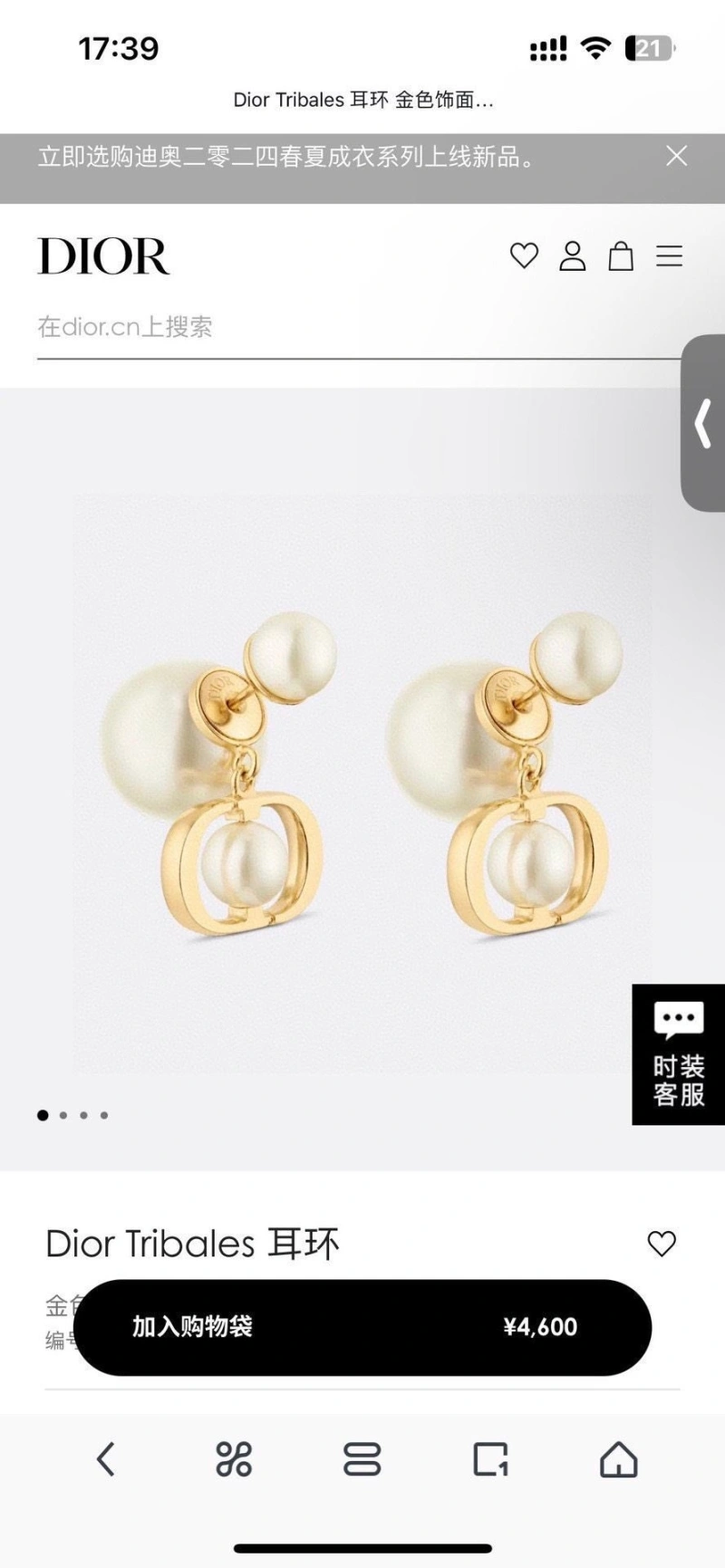 Efficient Christian Dxxr Earrings 294830