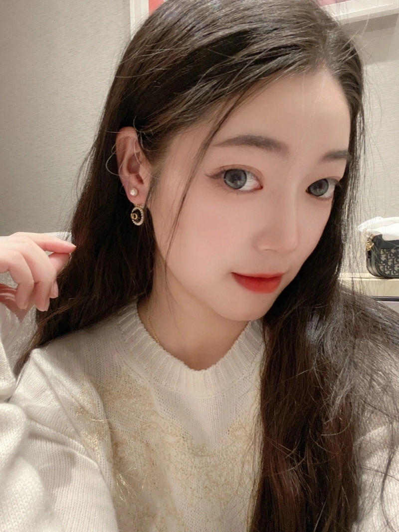 Compact Christian Dxxr Earrings 294827