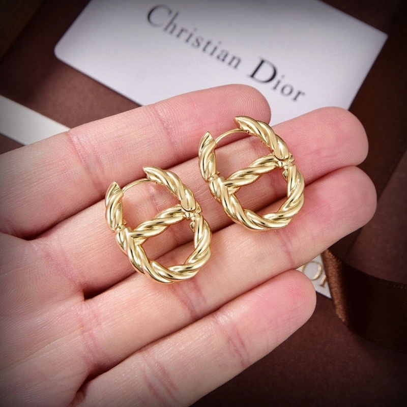 Compact Christian Dxxr Earrings 294805