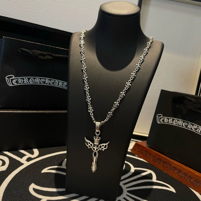 Trendy Chrxmx Hxxrts Necklaces 299224