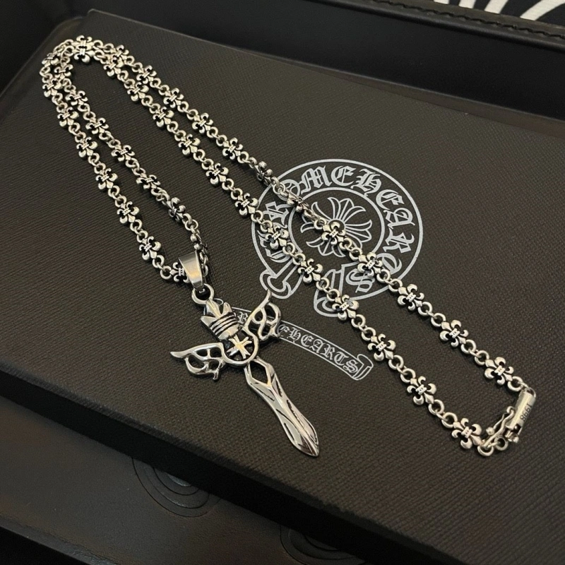 Trendy Chrxmx Hxxrts Necklaces 299224
