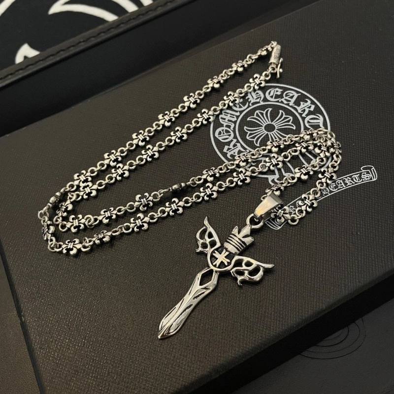 Trendy Chrxmx Hxxrts Necklaces 299224