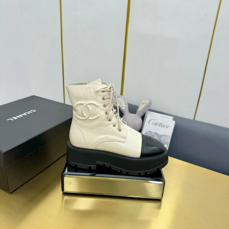 Soft Chxnxl Leather Shoes 126719
