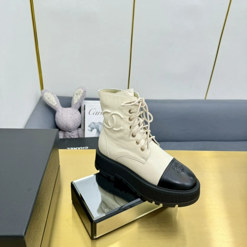 Soft Chxnxl Leather Shoes 126719