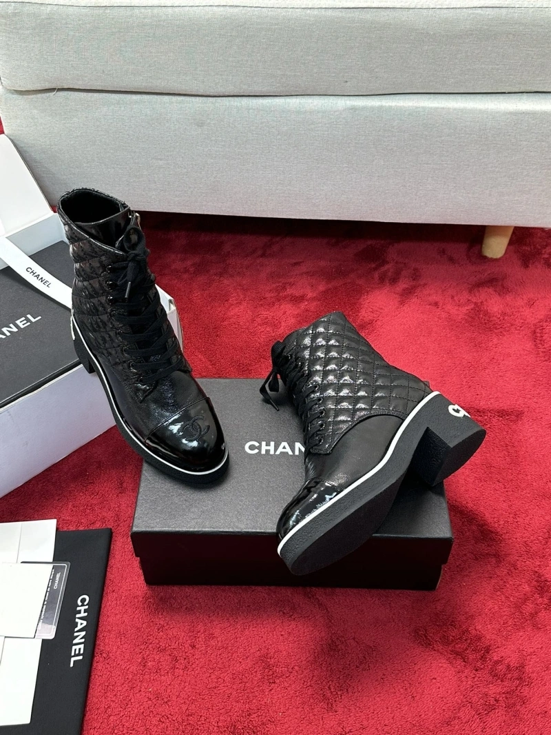Elegant Chxnxl Leather Shoes 126695