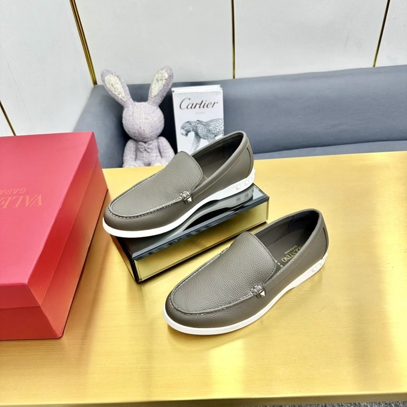 Flexible Vxlxntino Leather Shoes 231333