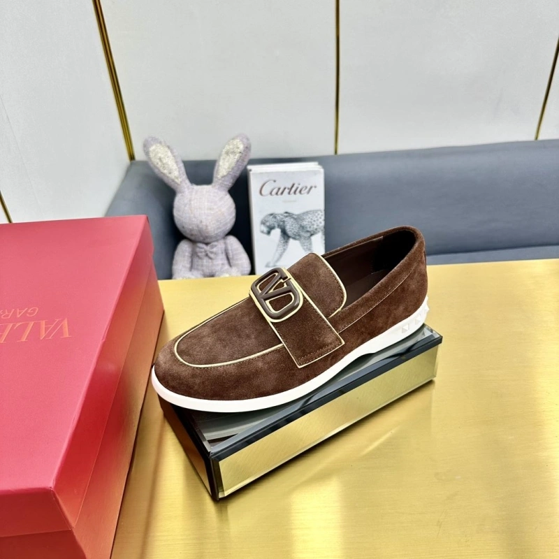 Trendy Vxlxntino Leather Shoes 231329