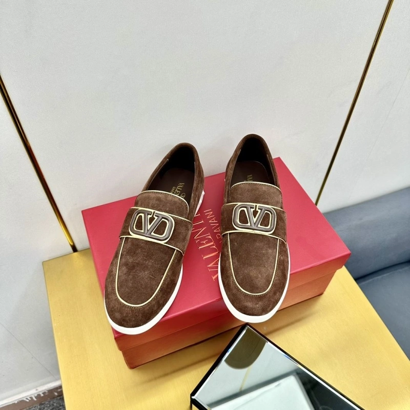 Trendy Vxlxntino Leather Shoes 231329